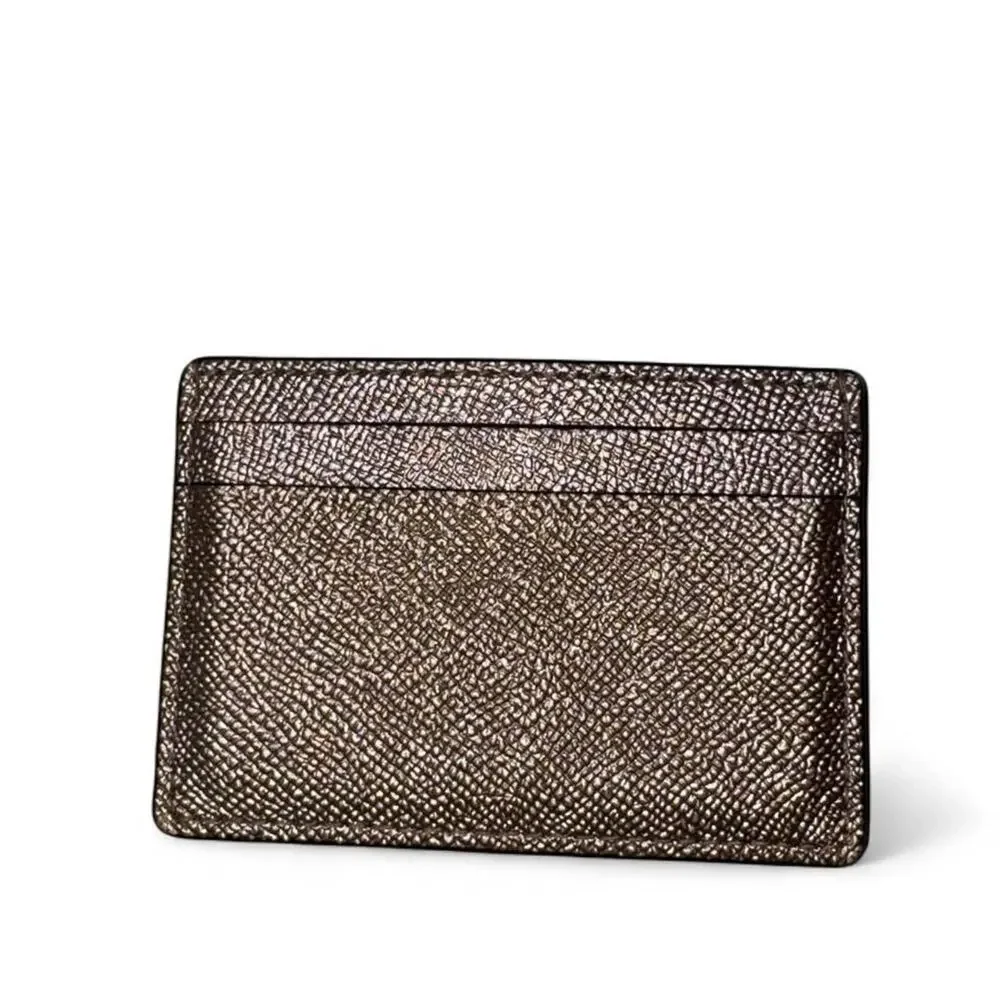 Y2K AUTHENTIC COACH METALLIC CARD HOLDER